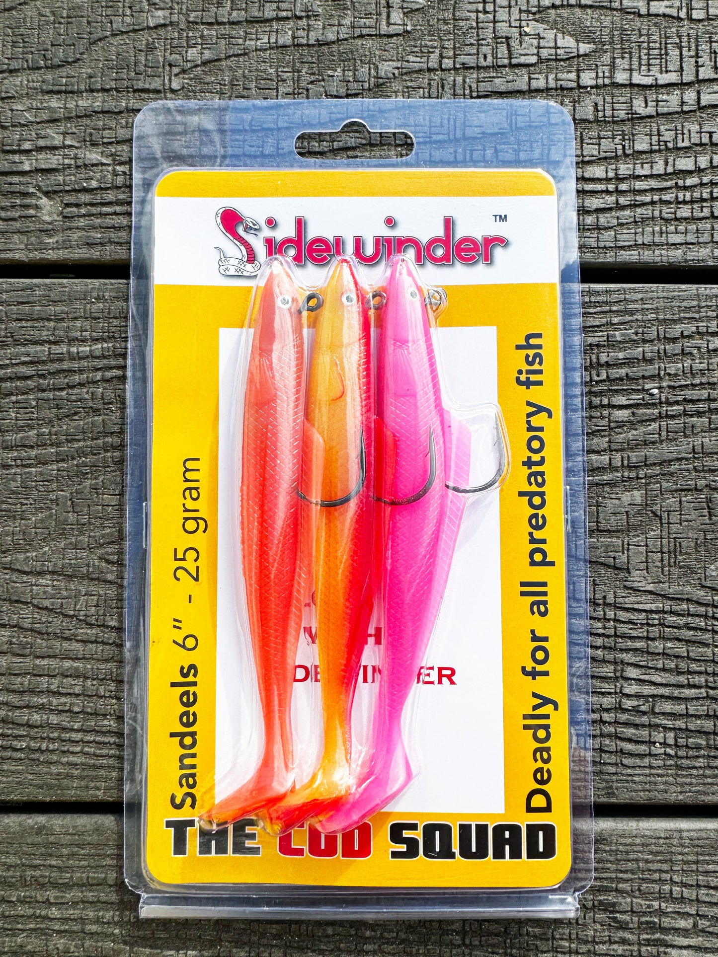 10% OFF Sidewinder Lures & Fast Tracked Postage FREE