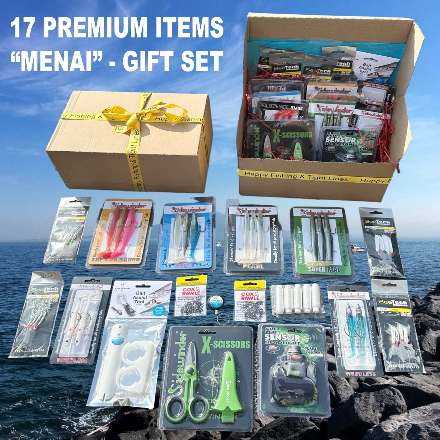 10% OFF - All sets are superb for Sea Fishing UK. Beach, Pier or Boat, Premium Known Brands & Free 24hr delivery.