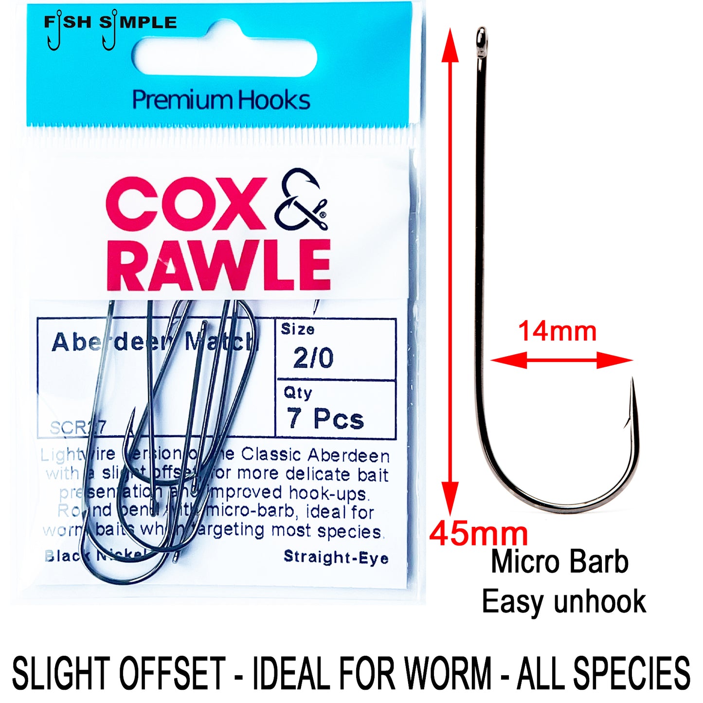 25% Off Cox & Rawle Hooks & Fast FREE Tracked Postage