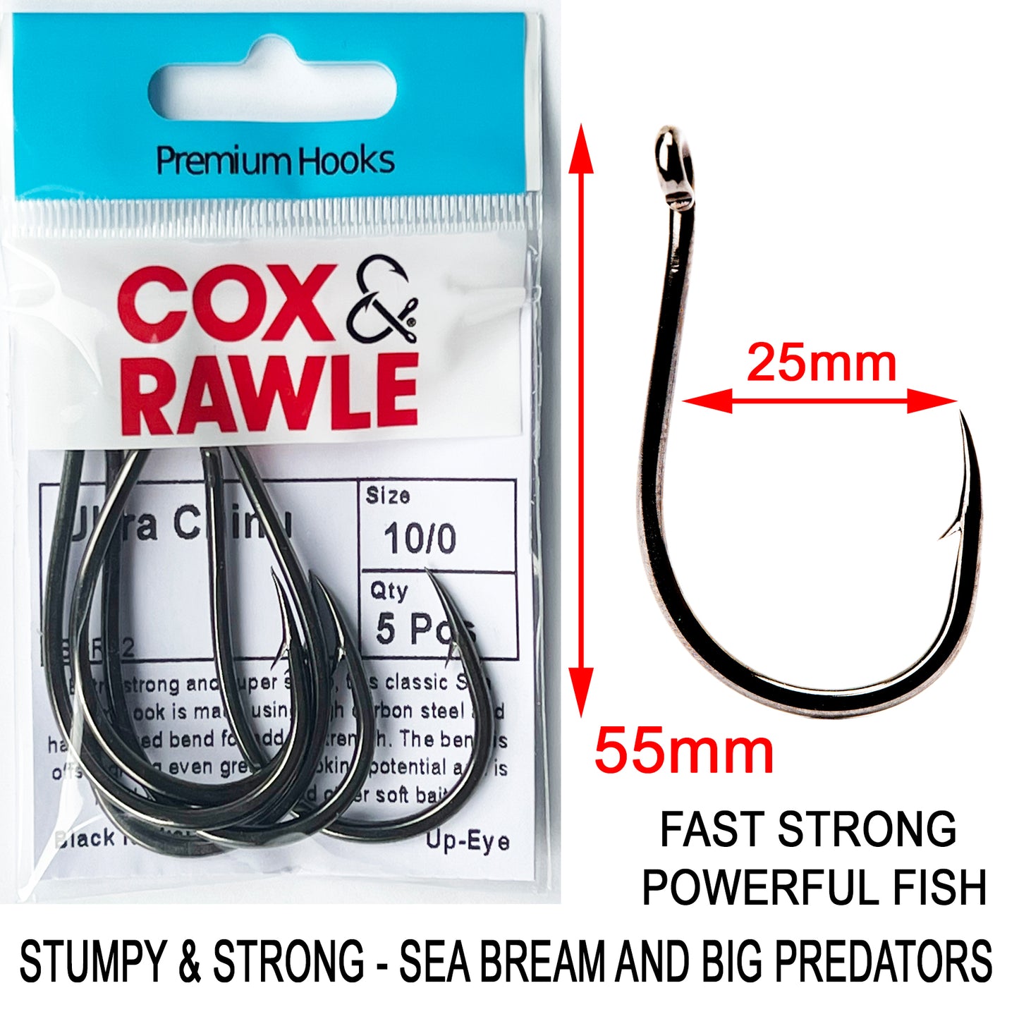 25% Off Cox & Rawle Hooks & Fast FREE Tracked Postage