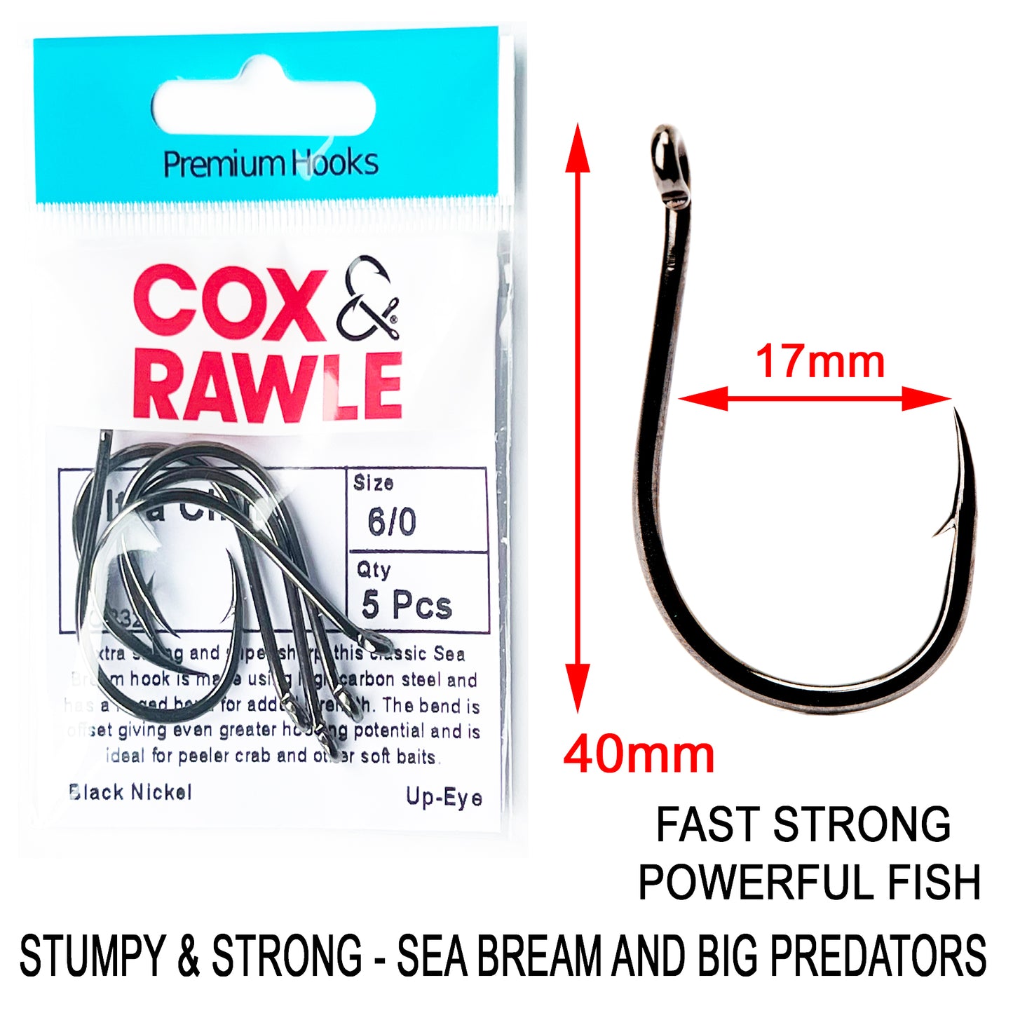 25% Off Cox & Rawle Hooks & Fast FREE Tracked Postage