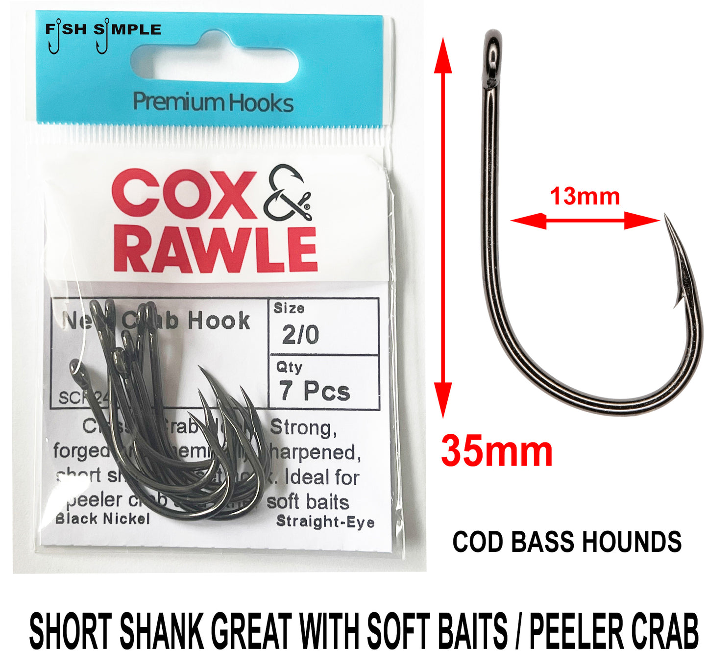 25% Off Cox & Rawle Hooks & Fast FREE Tracked Postage
