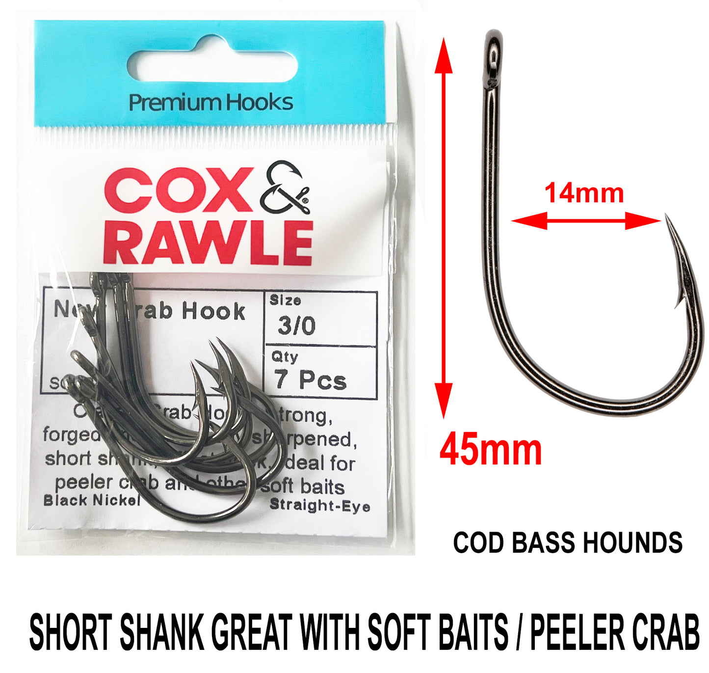 25% Off Cox & Rawle Hooks & Fast FREE Tracked Postage