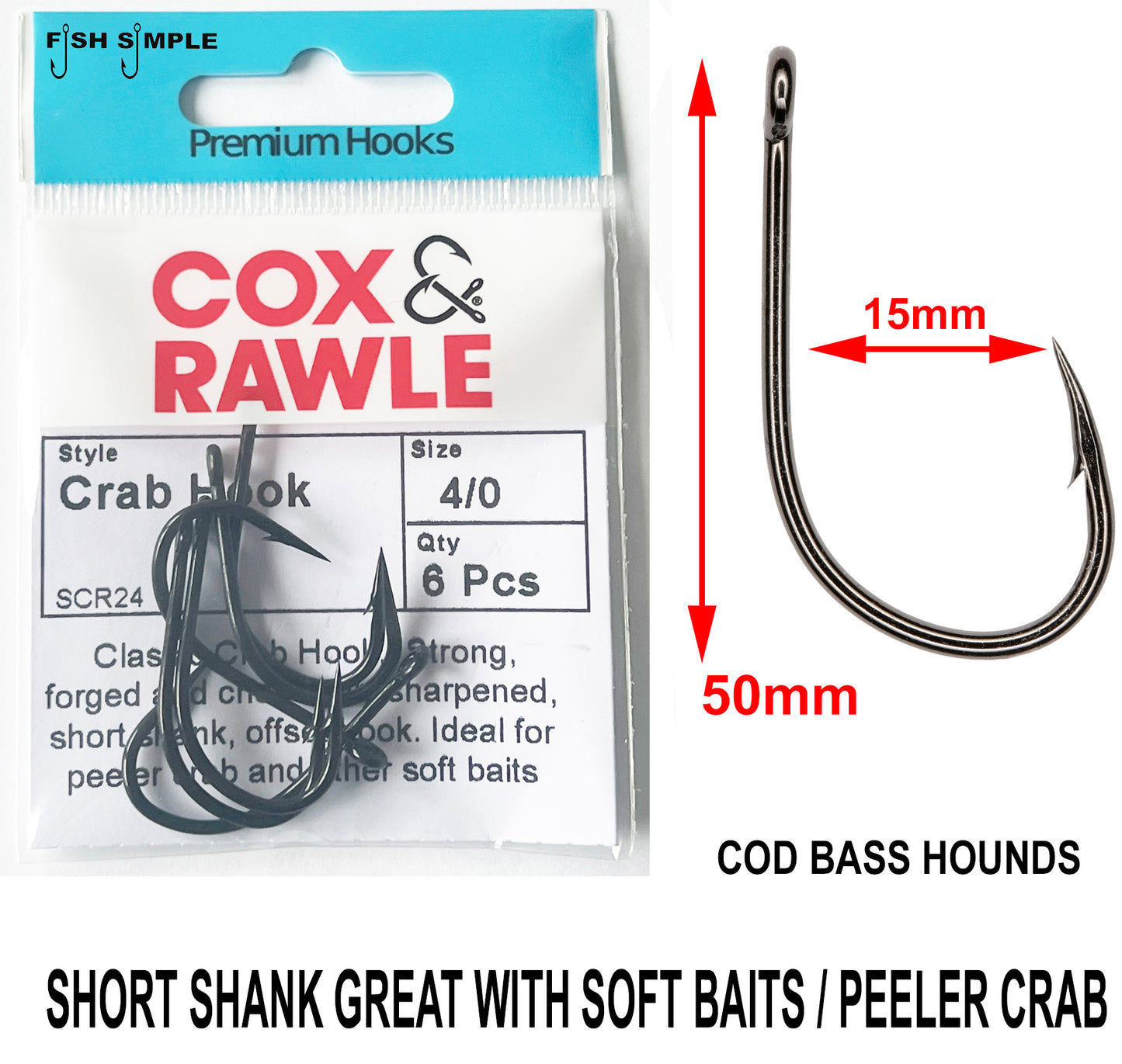 25% Off Cox & Rawle Hooks & Fast FREE Tracked Postage