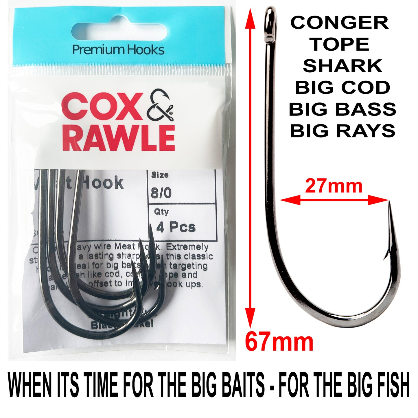 25% Off Cox & Rawle Hooks & Fast FREE Tracked Postage