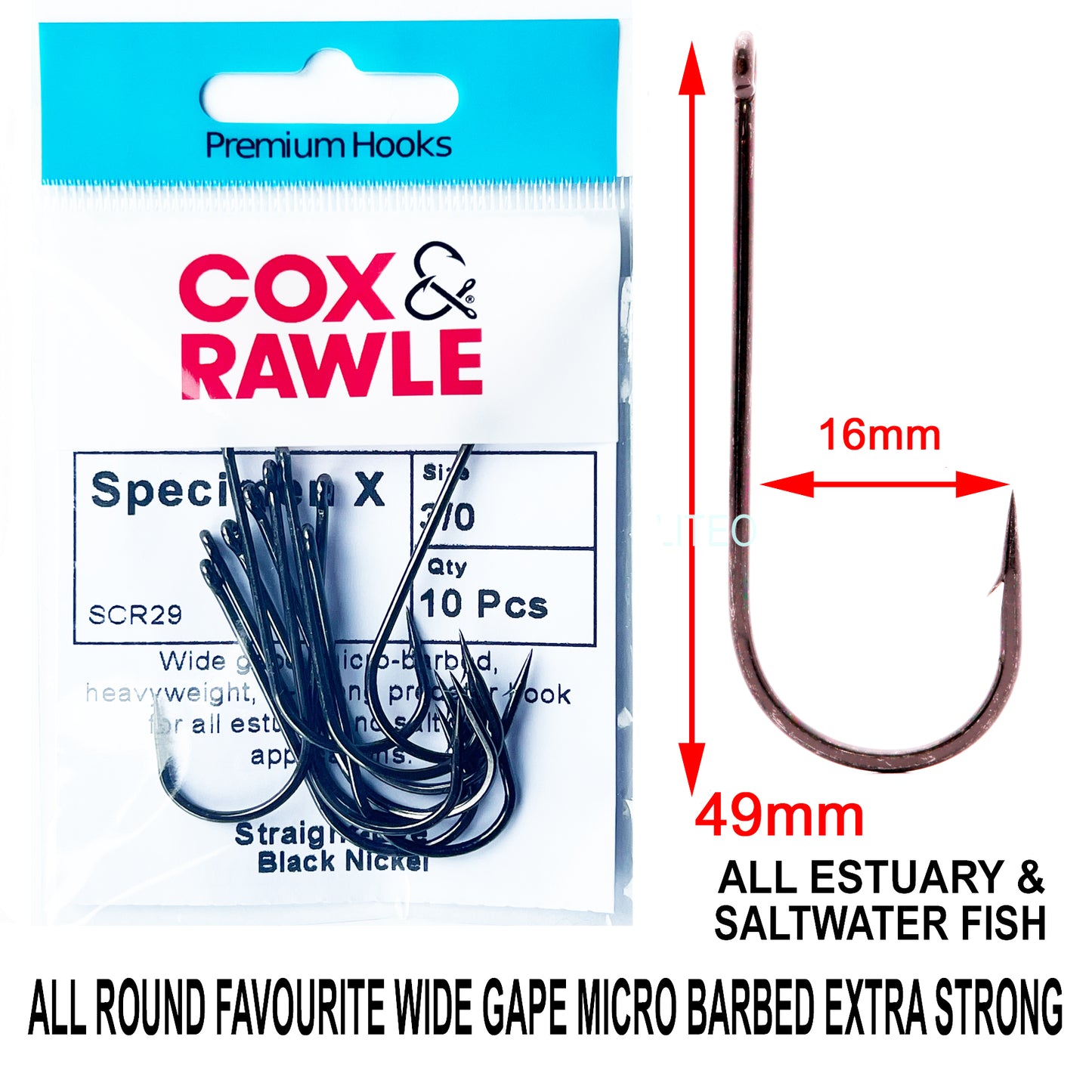 25% Off Cox & Rawle Hooks & Fast FREE Tracked Postage
