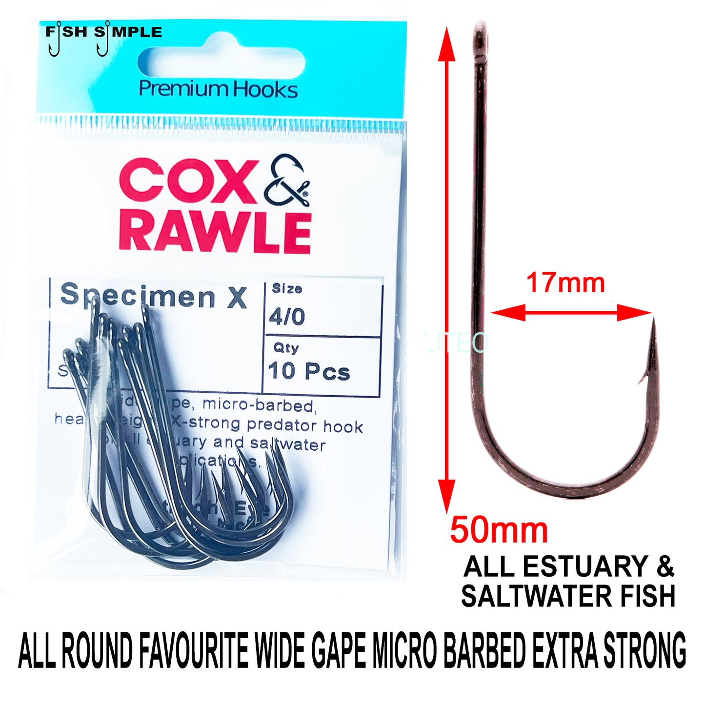 25% Off Cox & Rawle Hooks & Fast FREE Tracked Postage