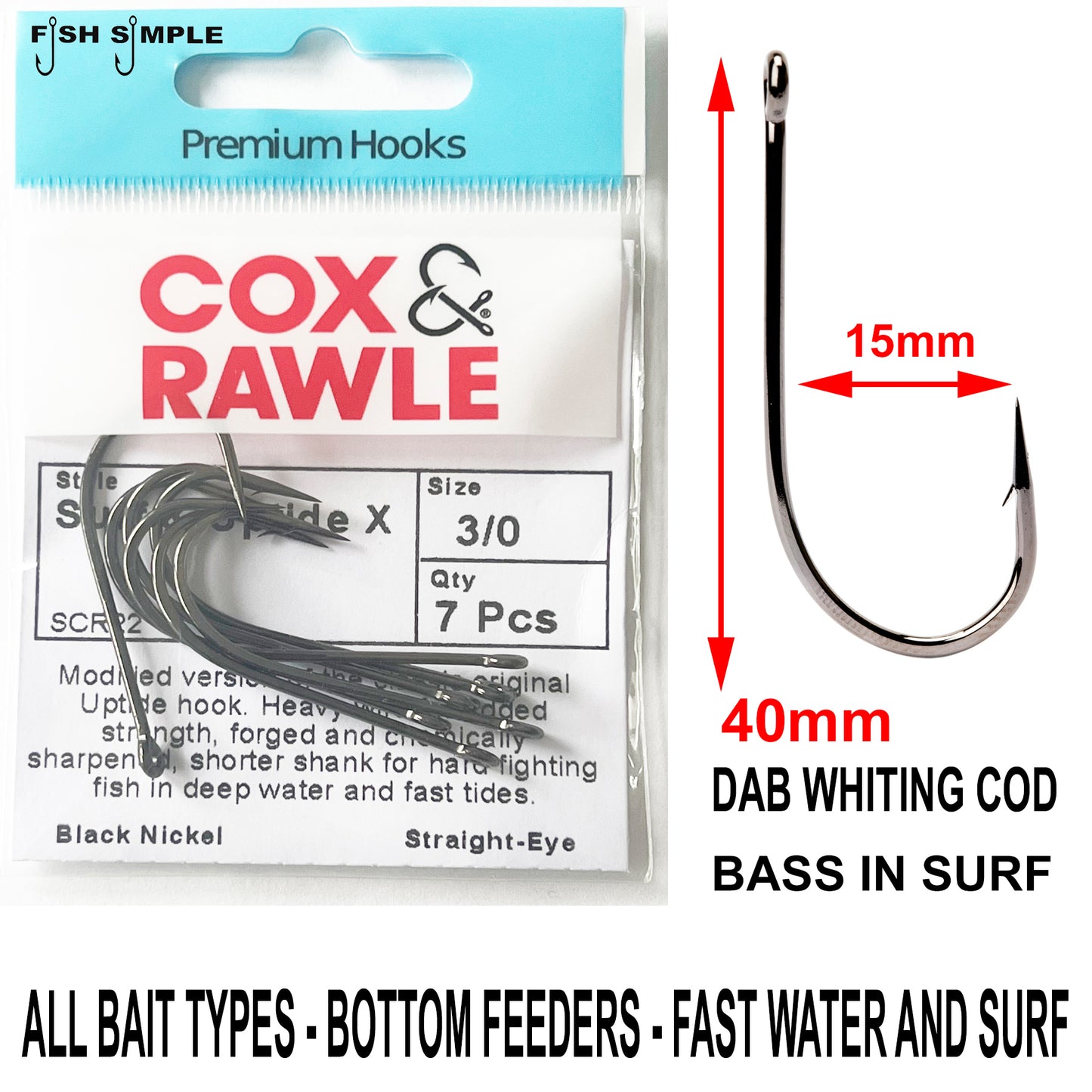 25% Off Cox & Rawle Hooks & Fast FREE Tracked Postage
