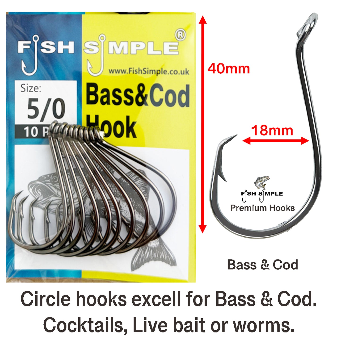 Premium hooks from FishSimple and Cox & Rawle  Fast FREE Tracked Postage