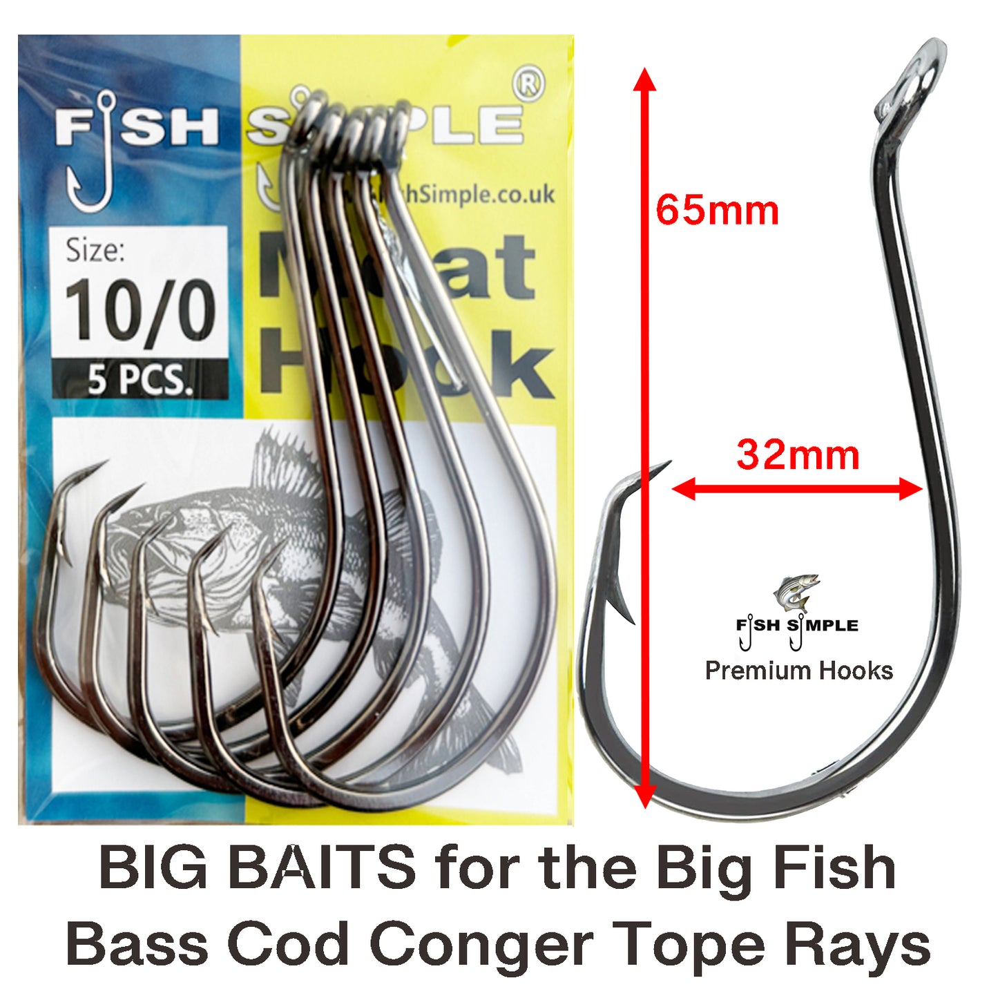 Premium hooks from FishSimple and Cox & Rawle  Fast FREE Tracked Postage