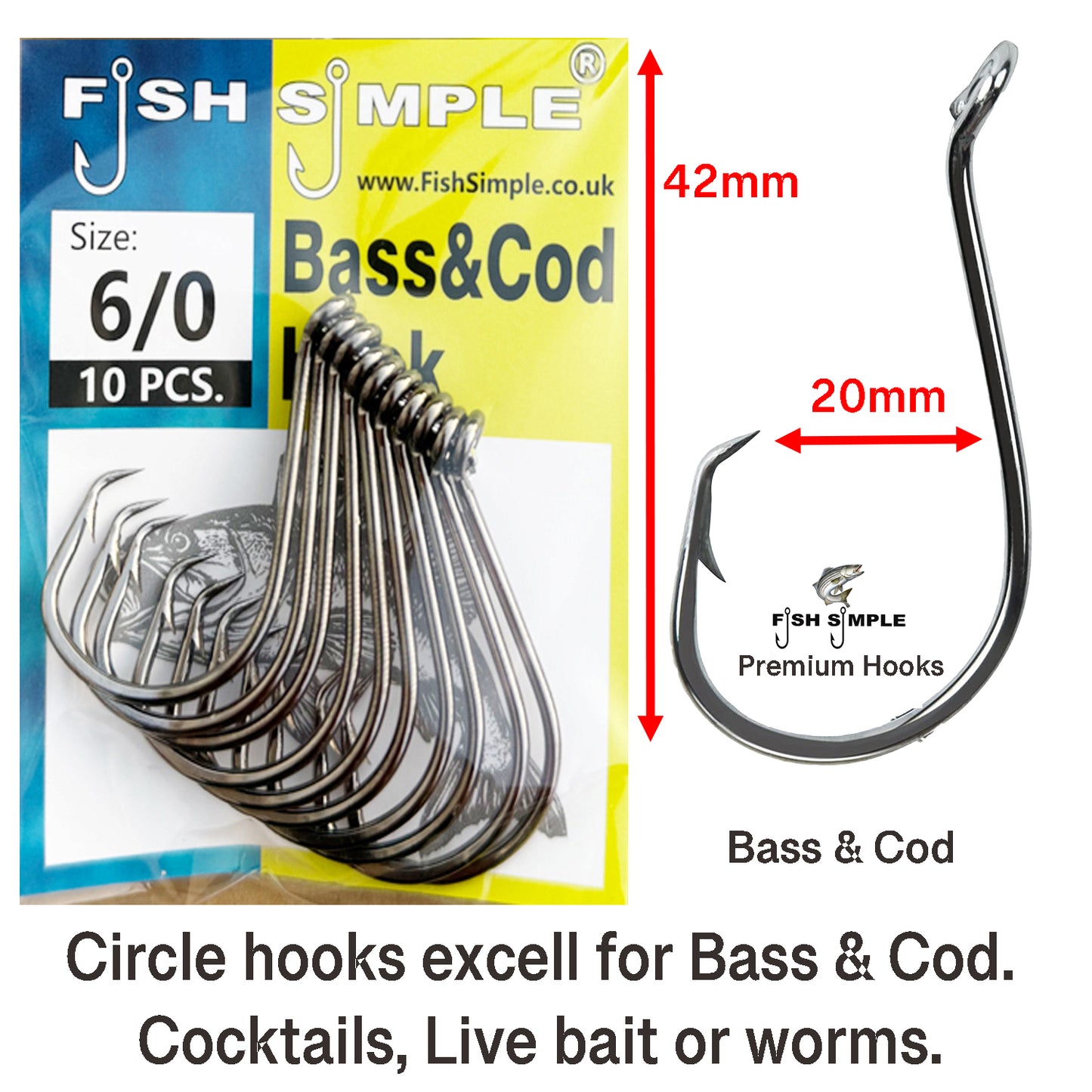Premium hooks from FishSimple and Cox & Rawle  Fast FREE Tracked Postage