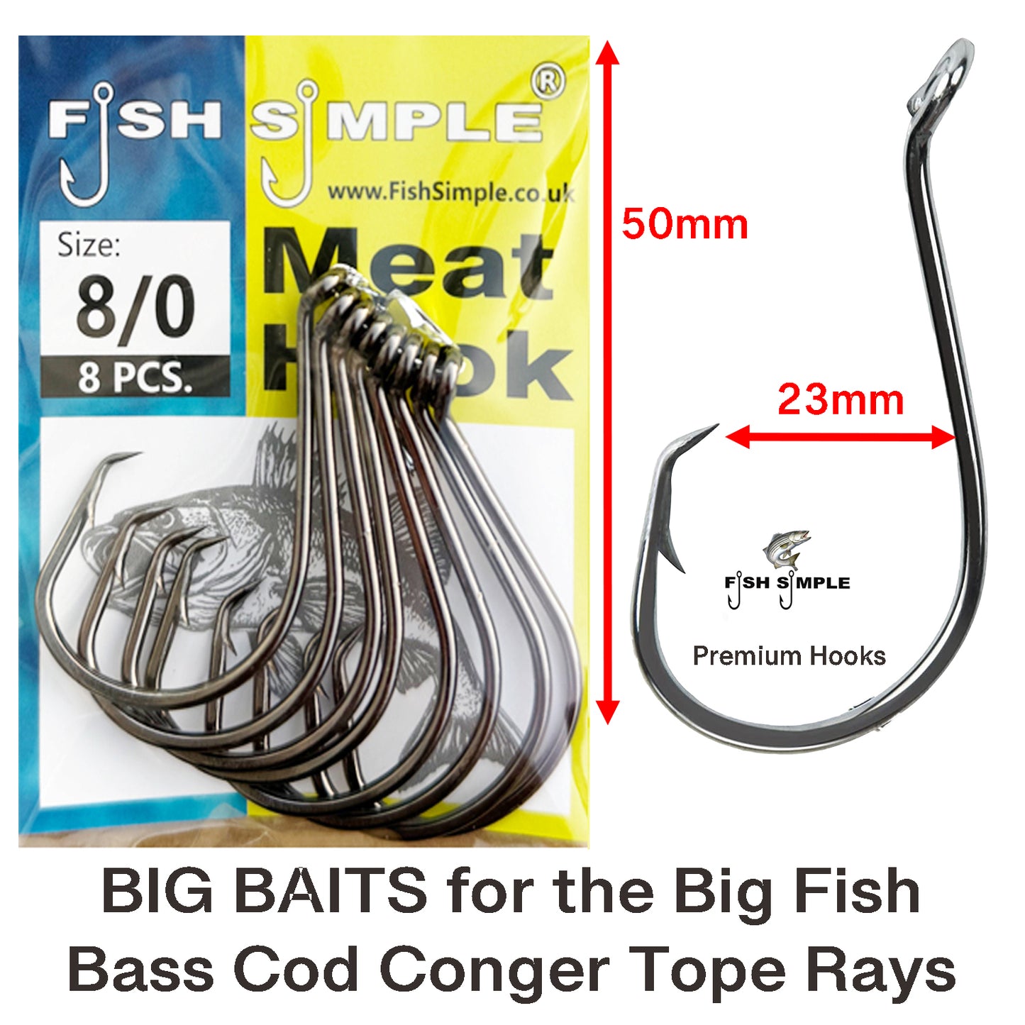 Premium hooks from FishSimple and Cox & Rawle  Fast FREE Tracked Postage
