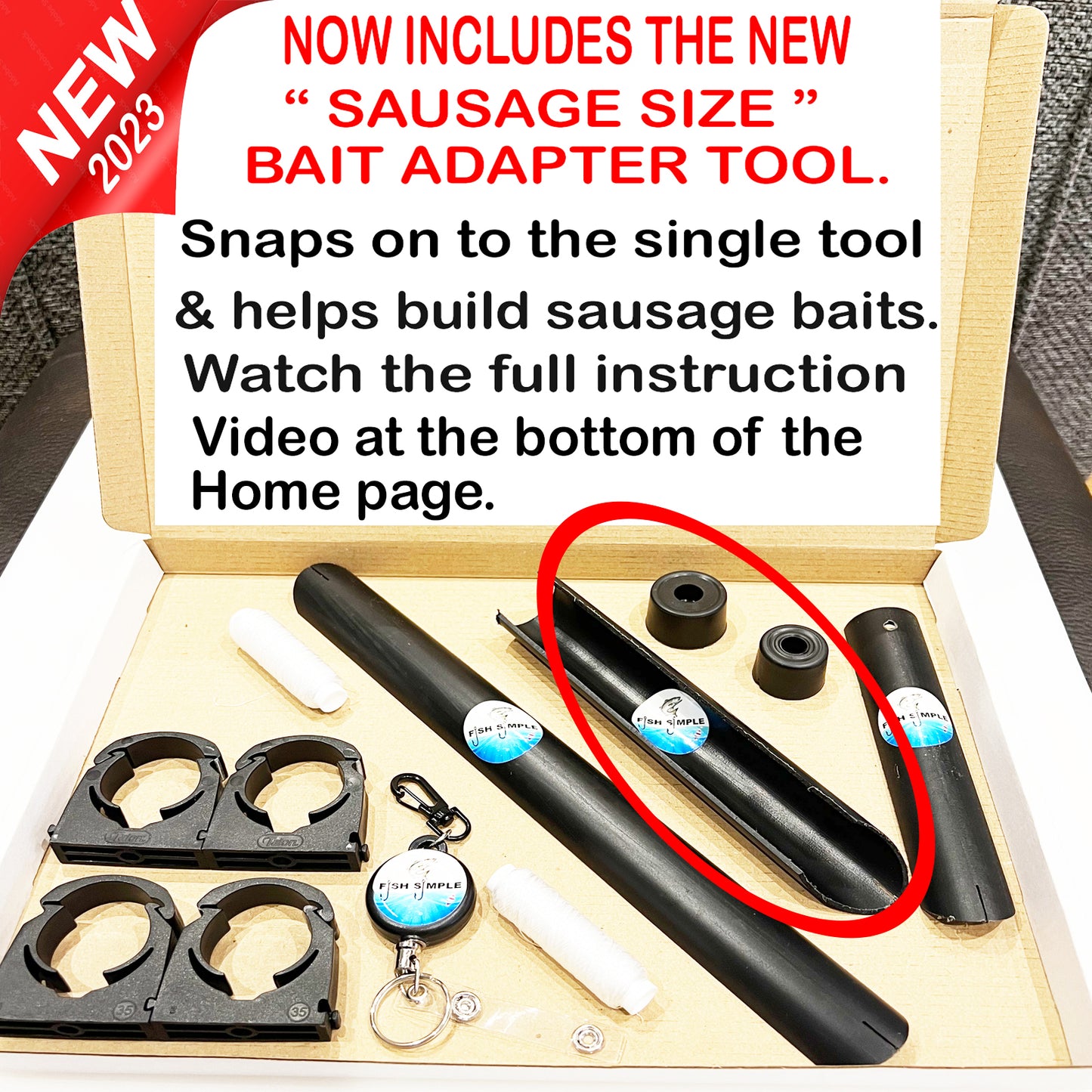 The FishSimple®Bait Tool & Fast tracked postage FREE